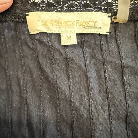 LoveShackFancy Black Long Sleeve Dress - Picture 6 of 6